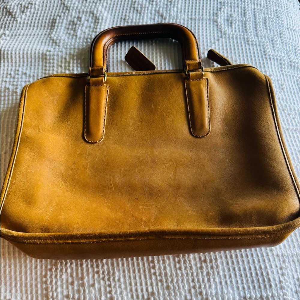 Coach Tan Leather Bag - Picture 4 of 7